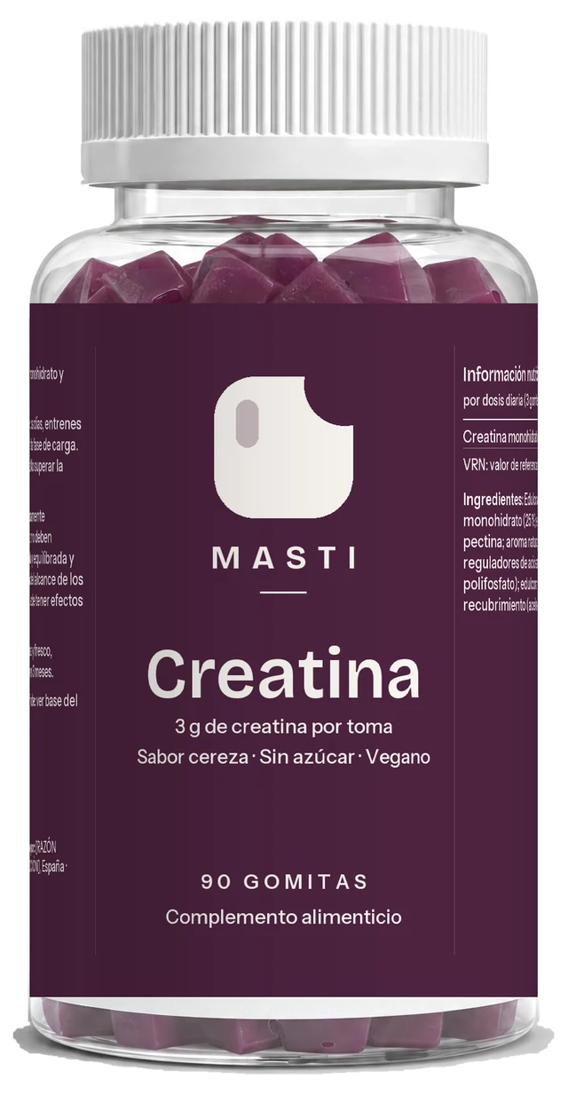 Bote de Gomitas de Creatina, 90 gomitas