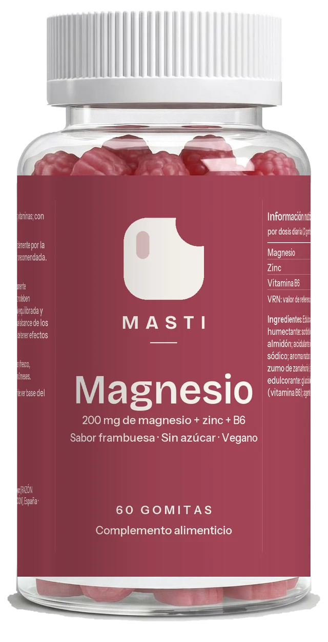 Bote de Gomitas de Magnesio, 60 gomitas